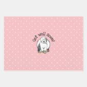 Veterinair oud Engels Sheepdog Cute Get Good Inpakpapier Vel (Voorkant 3)