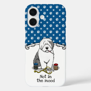 Veterinair Oud Engels Sheepdog Gray 1 Cute Vet iPhone 16 Hoesje
