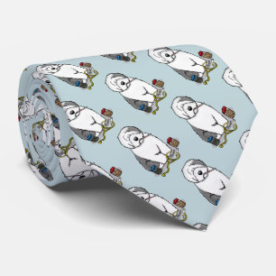 Veterinair Oud Engels Sheepdog Gray 1 Cute Vet Stropdas