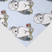 Veterinair Oud Engels Sheepdog Gray 1 Cute Vet Tissuepapier (Detail)