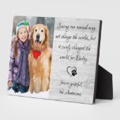 Veterinair Pet Foto Veterinary Appreciation Fotoplaat (Zijkant)