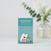 Veterinair Pet Professional Dog Cat  Visitekaartje (Staand voorkant)