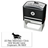 Veterinair retouradres: 2,9 x 1,4-inch stempel (In situ)