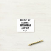Veterinair Shirt Funny Vet Afstuderen Gift Shirt Post-it® Notes (Op bureau)