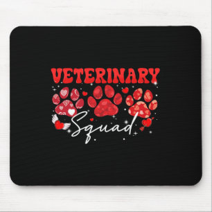 Veterinair Squad Fun Hondenpoten Vet Tech Valentij Muismat