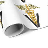 Veterinair symbool cadeaupapier (Rol Hoek)