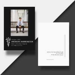 Veterinair symbool Foto Zwart Wit Aankondiging