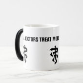 veterinair symbool magische mok (Voorkant links)