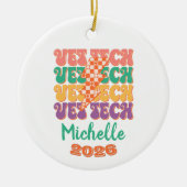 Veterinair technicus keramisch ornament (Voorkant)