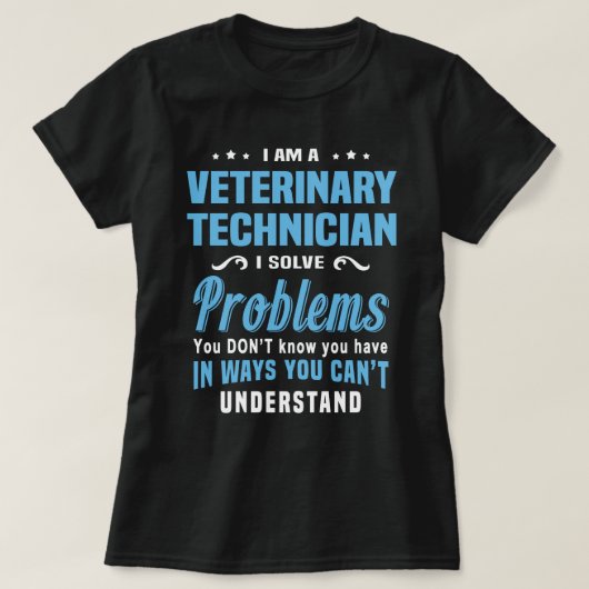 Veterinair technicus t-shirt (Design voorkant)