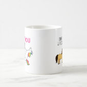 Veterinair technicus Unicorn Funny Vet Tech Koffiemok (Center)