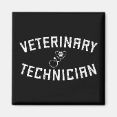 Veterinair technicus | Vet Tech Paw Stethoscoop Magneet (Voorkant)