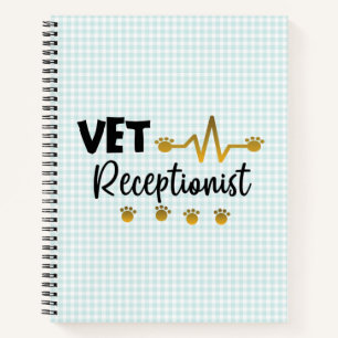 Veterinair veterinair receptionist Veterinair dier Notitieboek