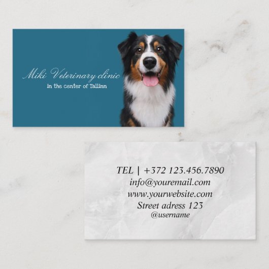 Veterinair Visitekaartje (Voorkant / Achterkant)