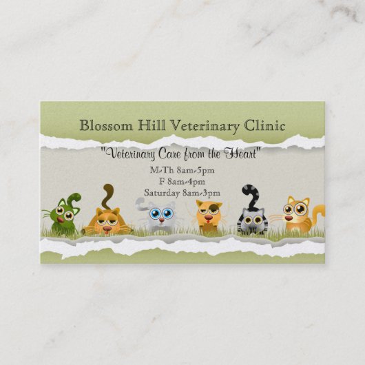 Veterinair Visitekaartje (Voorkant)