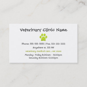 Veterinair Visitekaartje