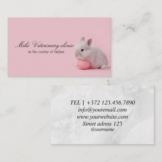 Veterinair Visitekaartje (Voorkant / Achterkant)