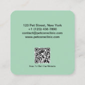  Veterinair Visitekaartje met Foto (Achterkant)