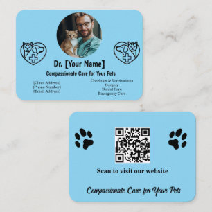Veterinair Visitekaartje met Foto
