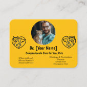  Veterinair Visitekaartje met Foto (Voorkant)