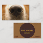 veterinair visitekaartje van hondenneus (Voorkant / Achterkant)