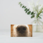 veterinair visitekaartje van hondenneus (Staand voorkant)