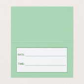 Veterinair vrouw - Klantenbenoeming Visitekaartje (Binnenkant ongevouwen)