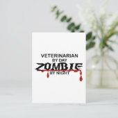 Veterinair Zombie Briefkaart (Staand voorkant)
