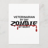 Veterinair Zombie Briefkaart (Voorkant)