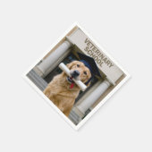 Veterinaire Afstuderen School Golden Retriever Servet (Hoek)