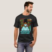Veterinaire assistent Afrikaanse Vrouwen Zwart Ges T-shirt (Voorkant volledig)
