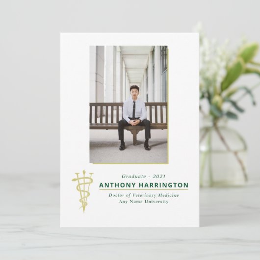 Veterinaire bekendmaking aankondiging (Staand voorkant)