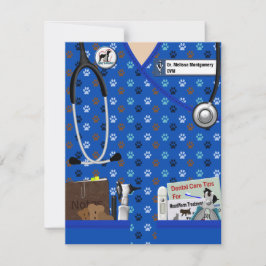 Veterinaire bekendmaking in Patroonblauw Kaart