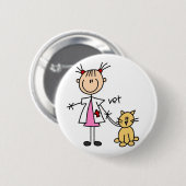 Veterinaire Button (Voorkant /achterkant)