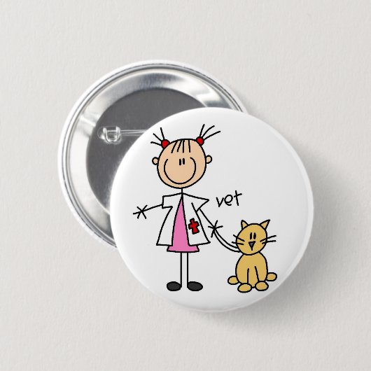 Veterinaire Button (Voorkant /achterkant)