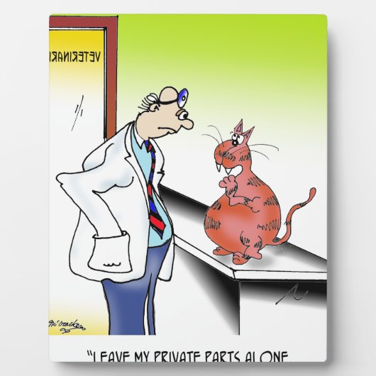 Veterinaire Cartoon 9480 Fotoplaat (Voorkant)