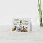 Veterinaire dag Waardering of Bedankt Kaart (Voorkant)