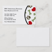 Veterinaire diensten Veterinair Visitekaartje (Voorkant / Achterkant)