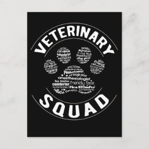 Veterinaire dierenarts briefkaart