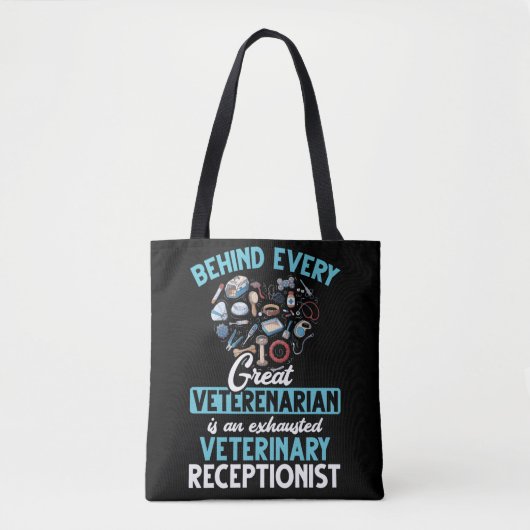 Veterinaire dierenliefhebber tote bag (Voorkant)