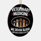 Veterinaire Diergeneeskunde Keramisch Ornament (Rechts)