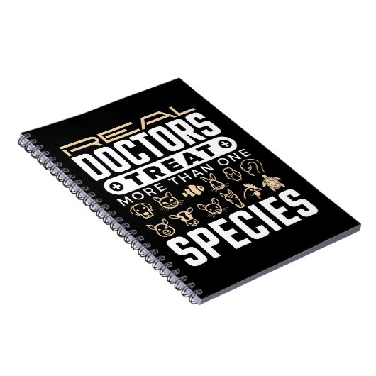 Veterinaire echte artsen behandelen meer dan één s notitieboek (Rechterzijde)