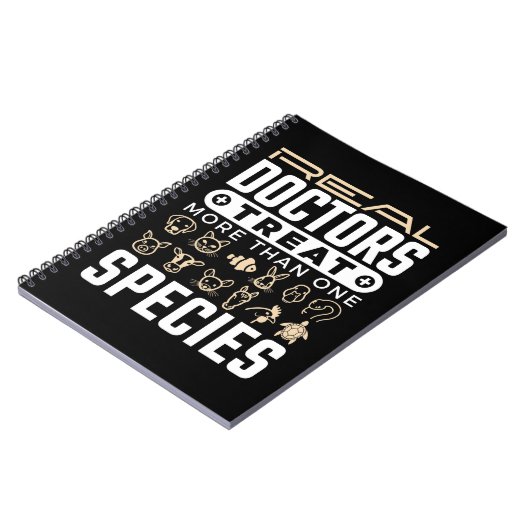 Veterinaire echte artsen behandelen meer dan één s notitieboek (Linkerzijde)