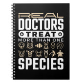 Veterinaire echte artsen behandelen meer dan één s notitieboek (Voorkant)
