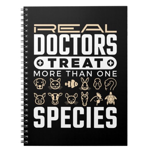 Veterinaire echte artsen behandelen meer dan één s notitieboek (Voorkant)