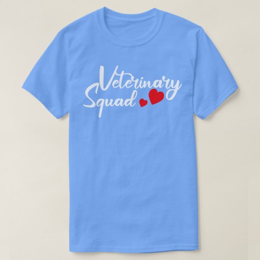 Veterinaire eenheid 1 t-shirt (Design voorkant)