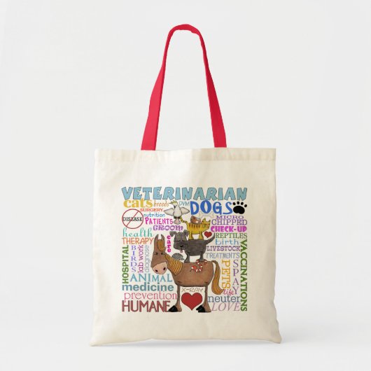 Veterinaire en subtechnische voorwaarden tote bag (Voorkant)