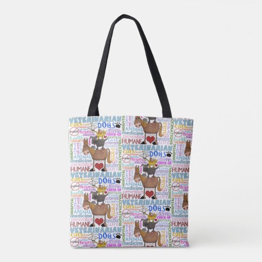 Veterinaire en subtechnische voorwaarden tote bag (Achterkant)