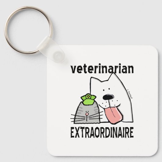 Veterinaire extraordinaire sleutelhanger (Voorkant)