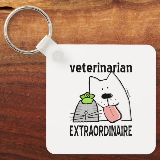 Veterinaire extraordinaire sleutelhanger (Voorkant)